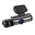 Dwuobiektywowa kamera samochodowa WiFi 1080p z noktowizorem IR