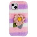 iPhone 14 Plus Etui z TPU 3D Plush Puszysta Zima