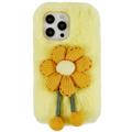 iPhone 14 Pro Max Etui z TPU 3D Plush Puszysta Zima