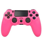 Bezprzewodowy kontroler do gier Gamepad do PS4 Joystick do gier z głośnikiem i gniazdem słuchawkowym stereo - Róż