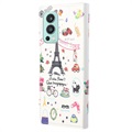 OnePlus Nord 2 5G Etui Portfel Style Series - Wieża Eiffla