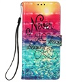 Samsung Galaxy A12 Etui-Portfel Wonder Seria - Never Stop Dreaming