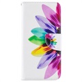 Etui z portfelem z serii Wonder do Samsung Galaxy A50 - Kwiat