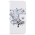 Etui z portfelem z serii Wonder do Samsung Galaxy A50 - Drzewo Kwitnące