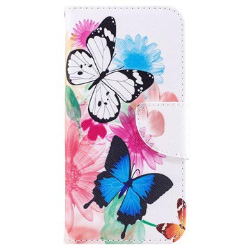 Etui-Portfel Seria Wonder Samsung Galaxy J3 (2017) - Butterflies