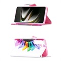 Etui-Portfel z serii Wonder - Samsung Galaxy S22 5G - Kwiat