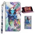 Etui z portfelem z serii Wonder do Sony Xperia 1 - Sowa