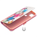 Etui z portfelem z serii Wonder do Xiaomi Redmi 9C, Redmi 9C NFC - Motyle