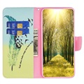 iPhone 14 Max Etui z Portfelem z Serii Wonder - Ptaki