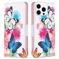 iPhone 14 Pro - Etui-Portfel Wonder Seria - Motyle