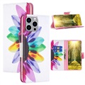 Etui z Portfelem z Serii Wonder do iPhone 14 Pro Max - Kwiat