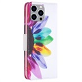 Etui z Portfelem z Serii Wonder do iPhone 14 Pro Max - Kwiat