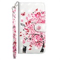 iPhone 12 mini Etui-Portfel Wonder Series - Kwitnące Drzewo