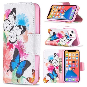 iPhone 13 Mini Etui-Portfel Wonder Seria - Motyle