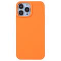 Gumowane Etui z Tworzywa X-Level do iPhone 14 Pro - Pomarańczowe