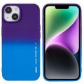 iPhone 14 Etui z TPU X-Level Rainbow - Błękit / Fiolet