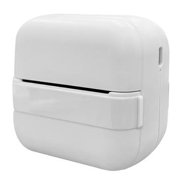 X18 Mini Kieszonkowa Bezdotykowa Drukarka Termiczna - 200DPI, Bluetooth - Biały