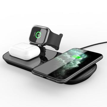 XDL-WA06 Bezprzewodowa stacja ładująca 3 w 1 do iPhone + iWatch + AirPods