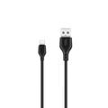 Kabel ładujący XO NB103 USB-A do USB-C - 2,1 A, 1 m - czarny