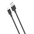 Kabel USB-A / Lightning XO NB156 - 1 m, 2,1 A - czarny