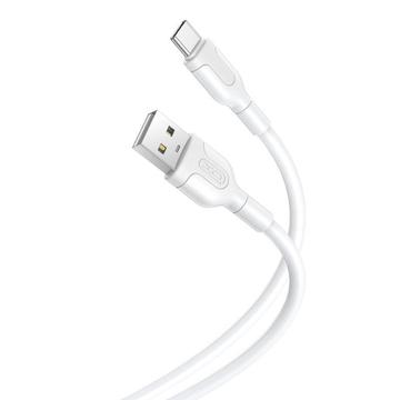 Kabel XO NB212 USB-A / USB-C - 2,1 A, 1 m - biały