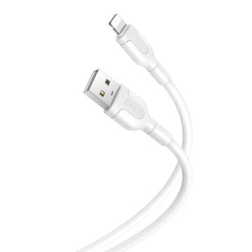 Kabel USB na Lightning XO NB212 - 1 m/2,1 A - biały