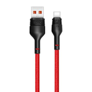 Kabel XO NB55 USB-A / USB-C - 5 A, 1 m - czerwony
