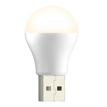 Lampka LED XO Y1 USB - 3000K - Biel