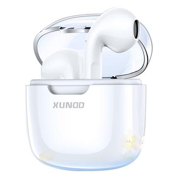 Słuchawki XUNDD X17 Bluetooth 5.3 Earphones Low Latency TWS z etui ładującym - białe