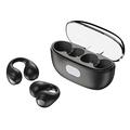 XUNDD X18 TWS Clip-on Headphones V5.3 Bluetooth Air Conduction Open Earphones Bezprzewodowe sportowe słuchawki nauszne - czarne