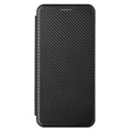 Xiaomi 11T/11T Pro Etui z Klapką - Włókno Węglowe - Czarne
