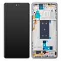 Xiaomi 11T Pro Panel Przedni i Wyświetlacz LCD 5600040K3S00 - Srebrny