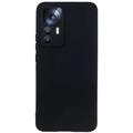 Xiaomi 12T/12T Pro Matowy Pokrowiec TPU Anti-Fingerprint - Czarne