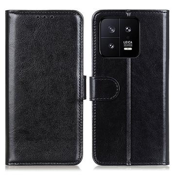 Etui z Portfelem do Xiaomi 13 Pro z Magnetycznym Zamknięciem - Czarne
