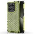 Xiaomi 14T Hybrydowe Etui Honeycomb Armored - Zieleń