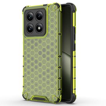 Xiaomi 14T Hybrydowe Etui Honeycomb Armored - Zieleń
