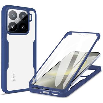 Xiaomi 15 Etui z Serii 360 Protection - Błękit / Przezroczyste