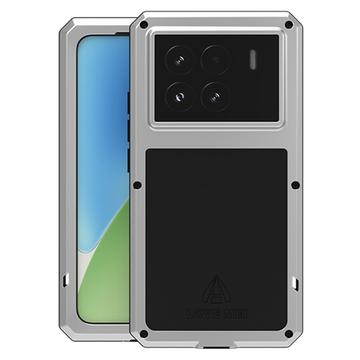 Xiaomi 15 Pro Hybrydowe Etui Love Mei Powerful - Srebrny