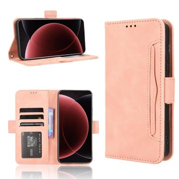 Xiaomi 15 Ultra Etui portfelowe na kartę - różowe