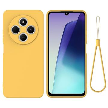 Xiaomi 15 Ultra Etui z płynnego silikonu z paskiem na rękę
