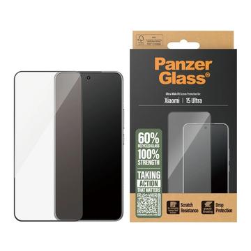 Szkło Hartowane PanzerGlass Ultra-Wide Fit do Xiaomi 15 Ultra - Czarna krawędź