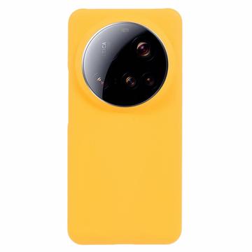 Xiaomi 15 Ultra Gumowane Etui z Tworzywa - Żółty