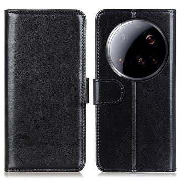 Xiaomi 15 Ultra Etui portfelowe z magnetycznym zamknięciem - czarny