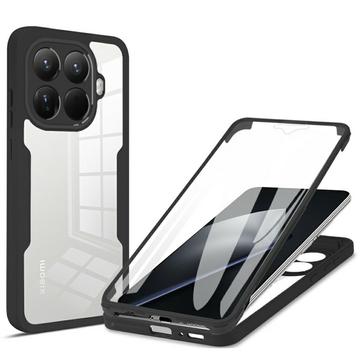 Xiaomi 15T Pro Etui z Serii 360 Protection - Czerń / Przezroczyste