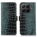 Xiaomi 15T Pro Skórzane Etui z Portfelem Crocodile z RFID