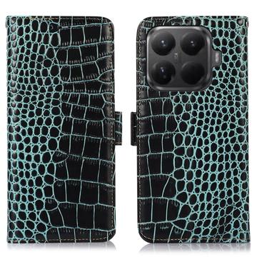 Xiaomi 15T Pro Skórzane Etui z Portfelem Crocodile z RFID