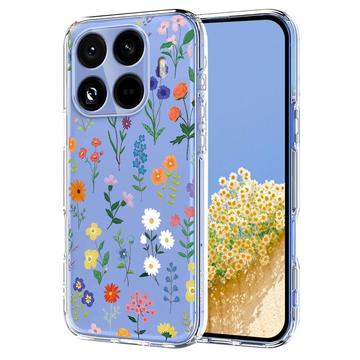 Etui TPU z kwiatowym wzorem na Xiaomi 15T Pro