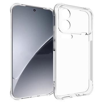 Silikonowe etui odporne na wstrząsy Xiaomi 17 Pro - Transparentny