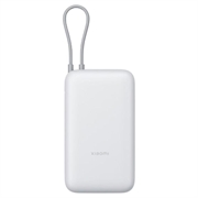 Power Bank Xiaomi 20000mAh ze zintegrowanym kablem USB-C 22.5W - jasnoszary