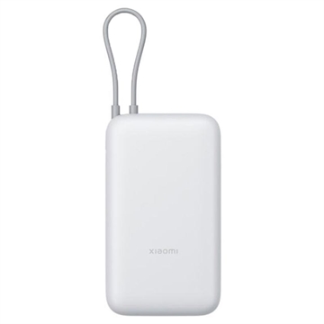 Power Bank Xiaomi 20000mAh ze zintegrowanym kablem USB-C 22.5W - jasnoszary